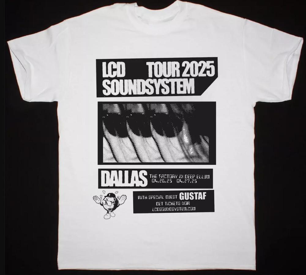 LCD Soundsystem 2025 Tour Tshirt size S5XL Unisex T-Shirt