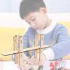 Kindergarten Students Wooden Assembled Cable-stayed Bridge Handmade Kit Cognitive Educational Toy Wholesale
