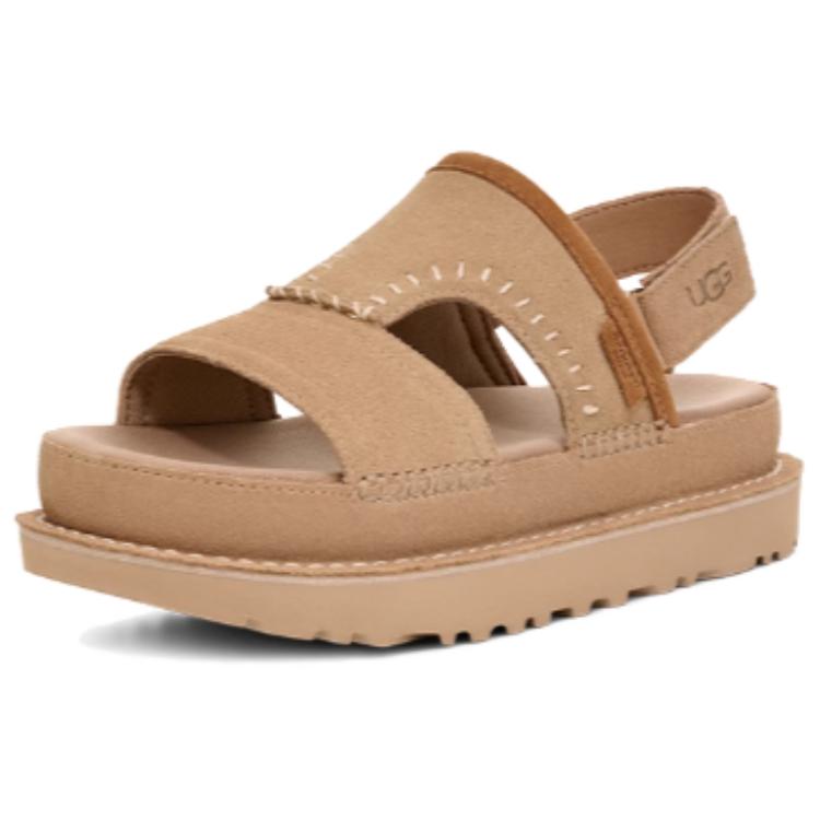UGG Сандалии Goldenstar на одной лямке Женские Светло-коричневые 1167369-SAN