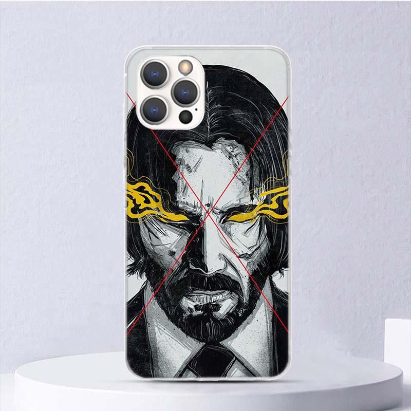 John Wick 4 Movie Soft Case For iPhone 16 17 Air 16E 15 Plus 11 12 13 Mini 14 Pro Max Phone Cover Apple 7 8 SE Coque Funda