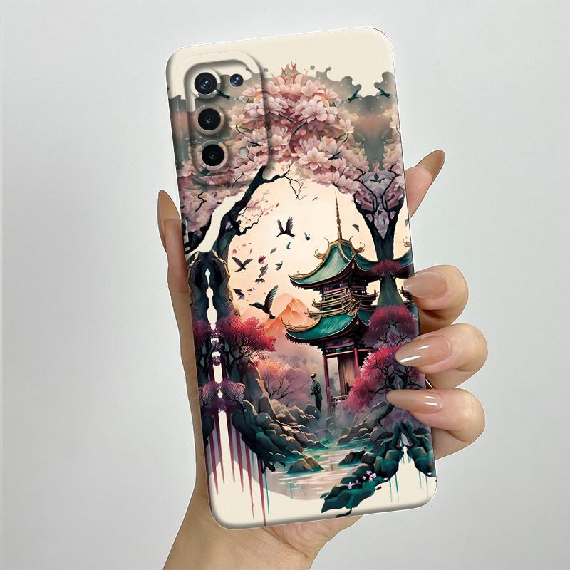 For OPPO A74 5G A54 5G Case A93 5G Capa Silicone Soft Phone Funda CPH2197 CPH2195 CPH2263 Painted Printed Protective Back Cover