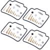 4Pcs Carburetor Repair Kits Carb Rebuild Kit Compatible for CB 750 F2 7-Fifty 1992-2003 Replace 5.4010.289