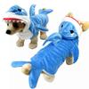 Three-Dimensional Shark Dog Costume for Halloween - Autumn/Winter Pet Apparel