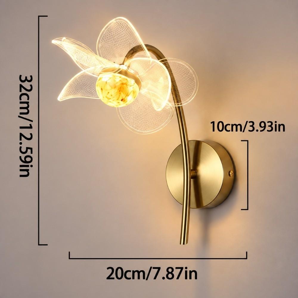 Flower Shaped Wall Sconce 85-265V Sconce Modern Wall Mount Light  Corridor