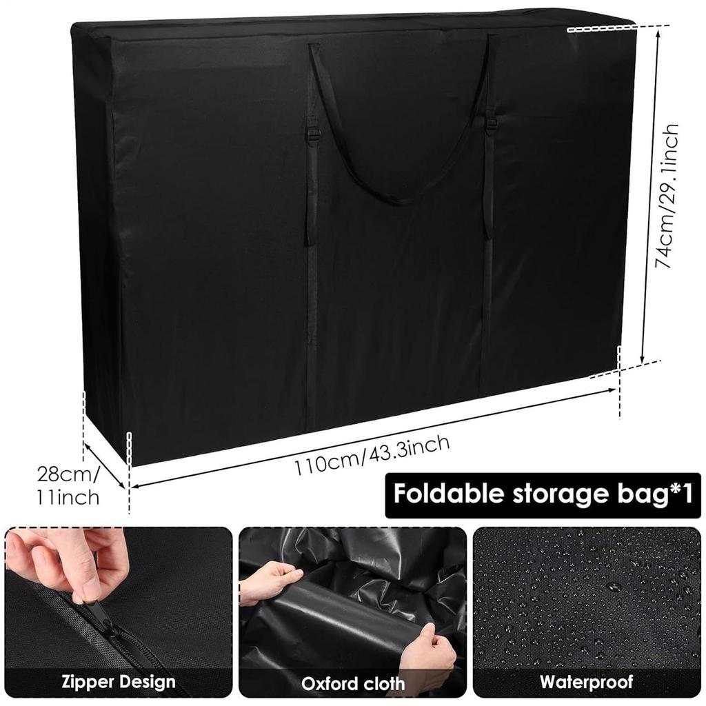 Rollator Travel Bag Foldable Wheelchair Storage Bag Waterproof Folding Wheelchair Bag Wear Resistant Transport Chair Walker Bag