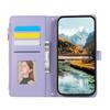 For iPhone 17 Case Multi Card Slots Zipper Rhombus Leather Phone Cover with Wrist Strap