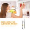 Гибкая щетка для слива из нержавеющей стали, длинная щетка для чистки холодильника, щетка для труб, щетка для холодильника для дома, кухни