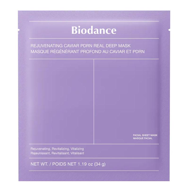 Biodance Омолаживающая маска для лица Rejuvenating Caviar PDRN Real Deep Mask 34 г