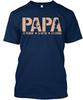 Papa Pêcheur Idée Cadeau Parfaite Le Pecheur Mythe La Legende Standard Unisex T-shirt