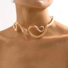 Exaggerated Metal Wind Necklace, Three-dimensional Snake Necklace Irregular Retro Hip-hop Necklace