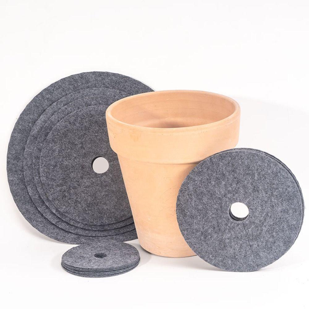 20pcs Degradable Round Weeds Barrier Mats Ecological Grass Mat For Garden Tree Protection