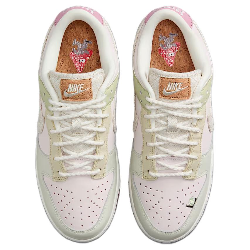 Nike Кроссовки женские Dunk Low LX Mushroom Pink Pearl-Pink White IB8876-661