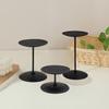 1 Set Iron Candlestick Modern Elegant Candle Holder Stable Base Candle Stand for Weddings Parties Home Decor Adult Sex Wear