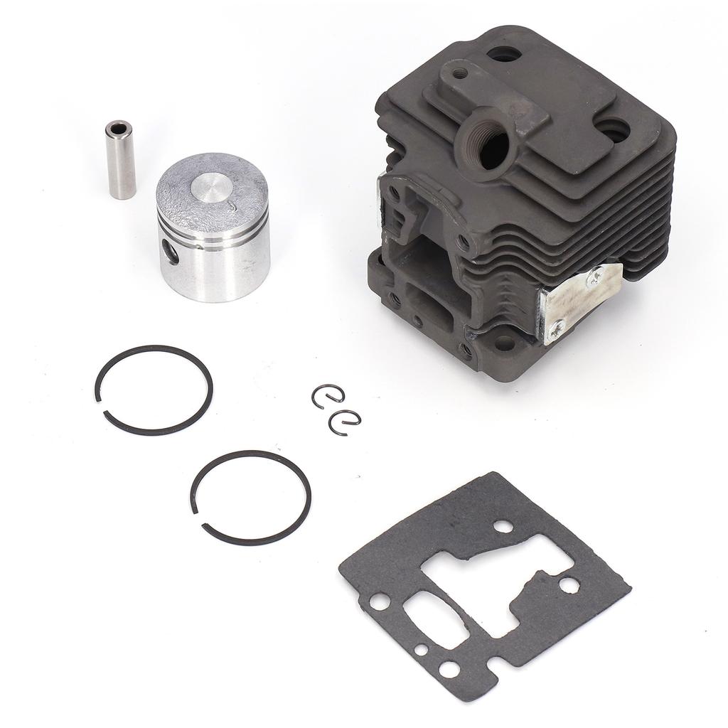 32mm Cylinder Piston Kit Garden Brush Cutter Cylinder Piston Assembly with Gasket for TJ23