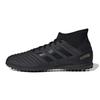 Predator 19.3 Synthetic Leather Round Toe Lace-Up Non-Slip Wear-Resistant Breathable Mid-Top Soccer Shoes Kids Soccer Shoes Black G25801