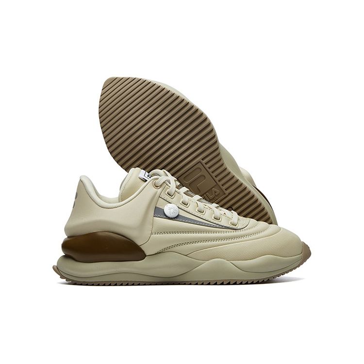 Fila Mihara Yasuhiro X Heritage Fht Повседневные Модные Универсальные Низкие Кроссовки Папины Кроссовки Женские Бежевые F12W134127FAG