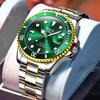 Green Water Ghost Men's Watch Men's Fully Automatic Mechanical Watch Steel Band Commercial Waterproof Quartz Men's Watch