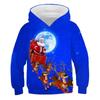 Spring Autumn Kids Christmas Santa Claus Hoodie Men Cartoon Pullover Adult Casual Hooded Clothing Boys Girls Fashion Top Coat