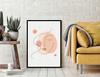Picture poster In a frame 53x73 cm Woman Valentine's Day P723