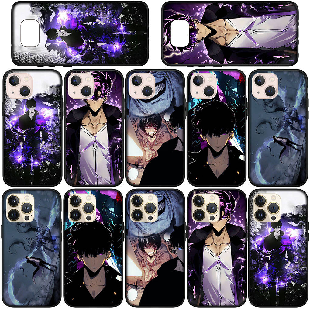 Phone Case for Samsung Galaxy S25 S23 S22 S24 Ultra FE A05 A06 A15 A16 A36 A37 A35 A54 A55 A56 A57 A25 A26 A53 A17 Cartoon Solo Leveling Arise Cover