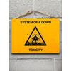 Металлический постер System of a Down, подарок коллеге по офису 20x30см