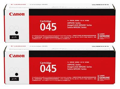 Canon Оригинальный черный тонер-картридж, набор из 2 шт. CRG-045