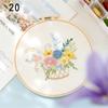 Flowers Plants Pattern Handmade Home Decoration Cross Stitch Embroidery Embroidery Starter Kit DIY