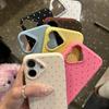 Корейский Милый Чехол в Форме Сердца с Точками для Камеры из Кожи для iPhone 17 Air 16 Pro 15 14 13 12 Pro Max Япония Кавайная Девушка Мягкий Чехол