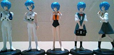 Из 5 Neon Genesis Evangelion Рей Аянами Специальная Коллекция Все 5 типов Приз для развлечений [Типы набора]