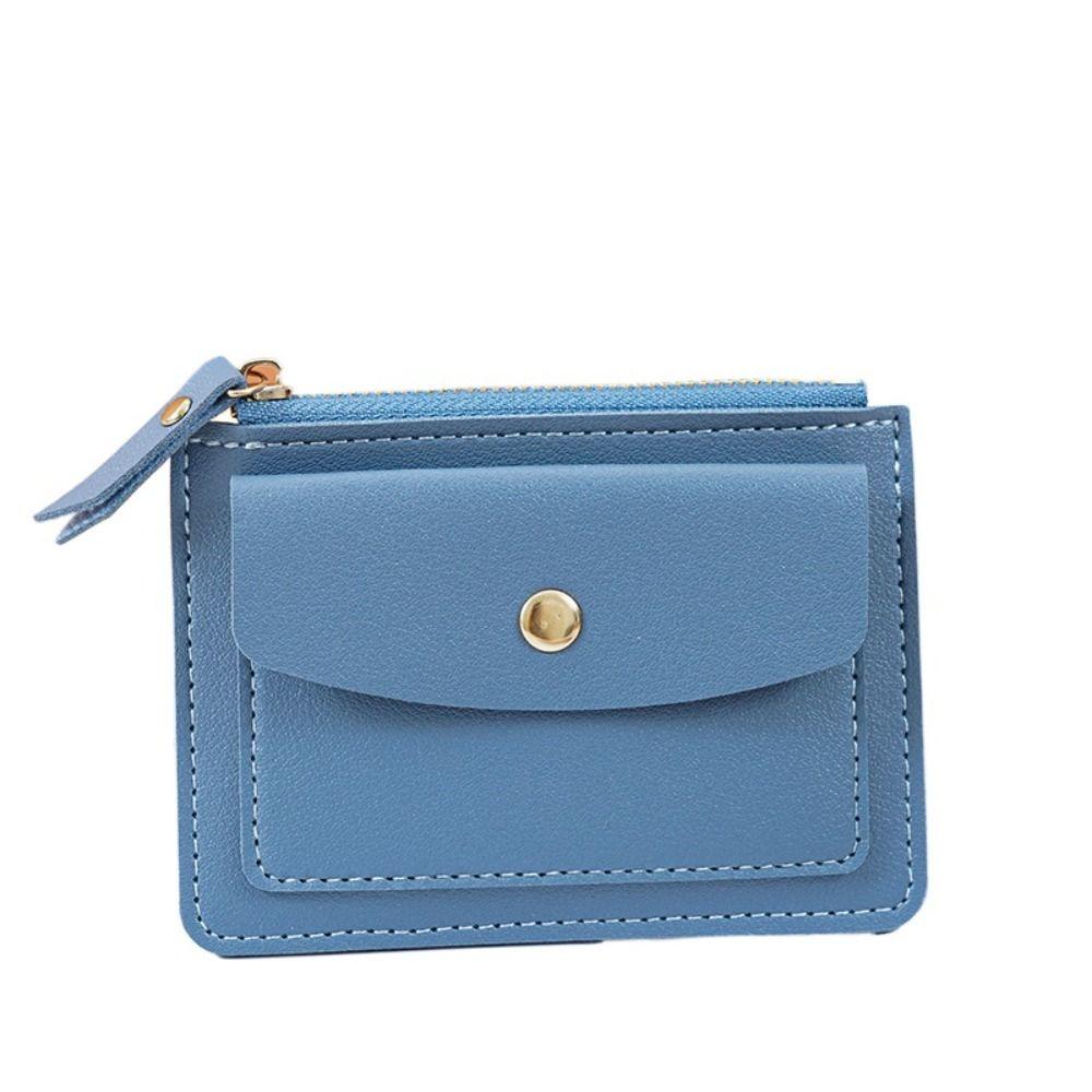 Многофункциональный кожаный кошелек для монет квадратный короткий держатель для кредитных карт кошелек на молнии короткий кошелек для путешествий