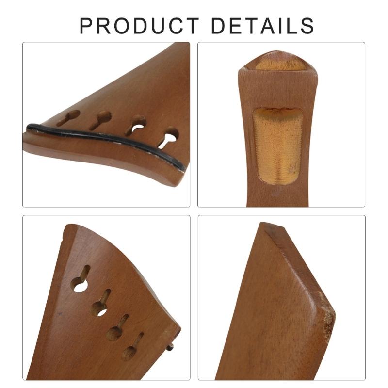 Professional Violin Wood Tailpiece Standard Wood 4/4 Violin Tailpiece String Plate String Instruments Parts Enduring