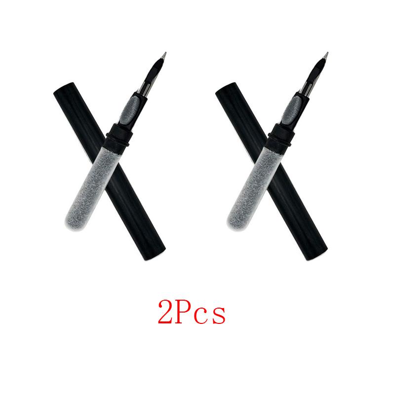 Инструмент для чистки наушников 3 в 1, щетка/губка/металлический наконечник