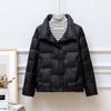 Women Autumn Winter Parkas Fashion Stand-up Collar Lightweight Thin Down Cotton Coat Female Casual Warm Outerwear