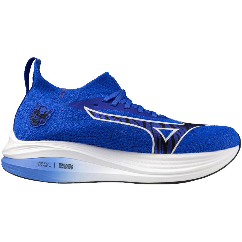 Mizuno Беговые кроссовки NEO ZEN, для бега трусцой, марафона, тренировок, спорта, легкие, упругие, с толстой подошвой, Akaoni x Aooni, Размер 24,0 см, 2E
