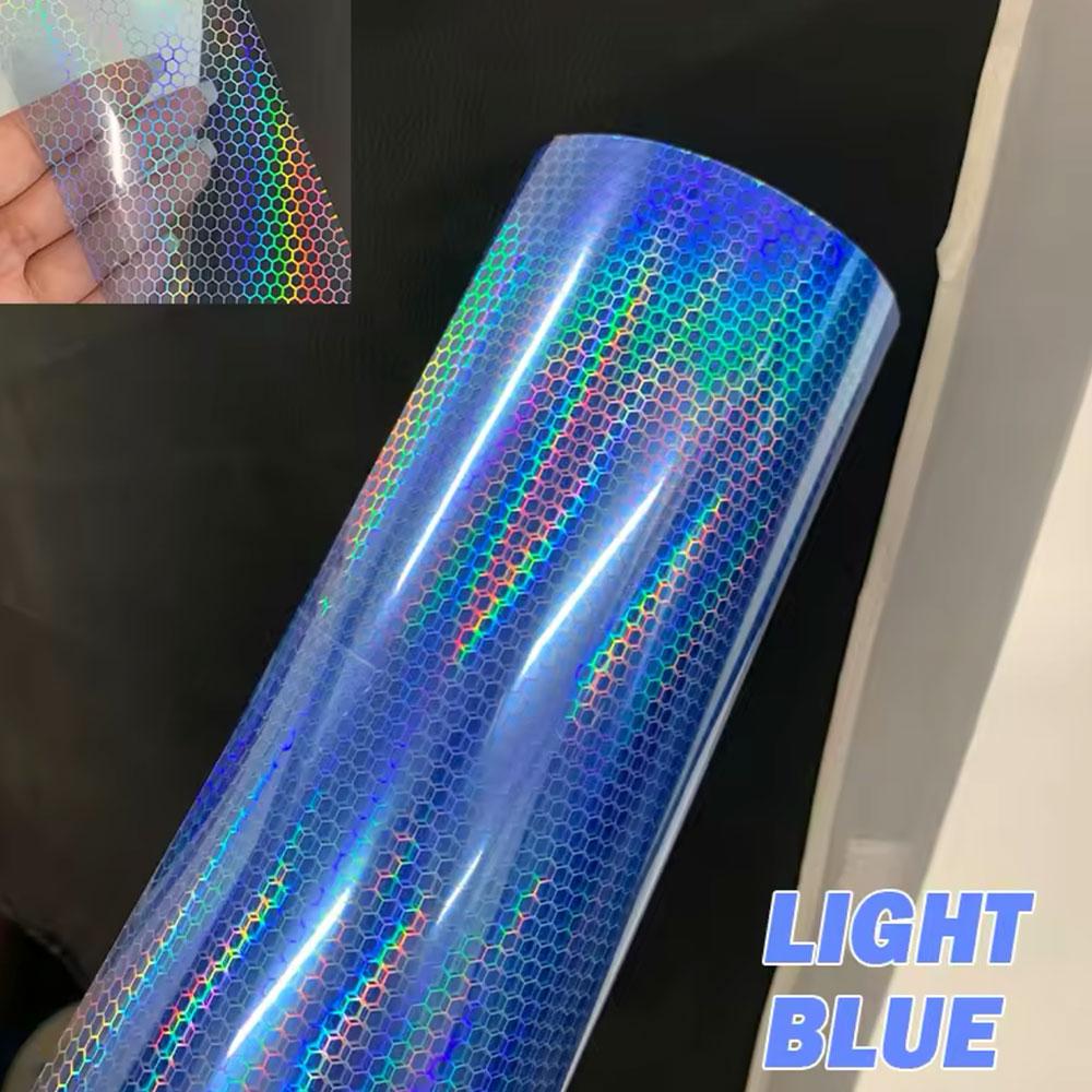 Car Sticker Headlight Lamp Film Auto Laser Honeycomb Taillight Lamp rhombus protective film Waterproof Self-Adhesive Stickers