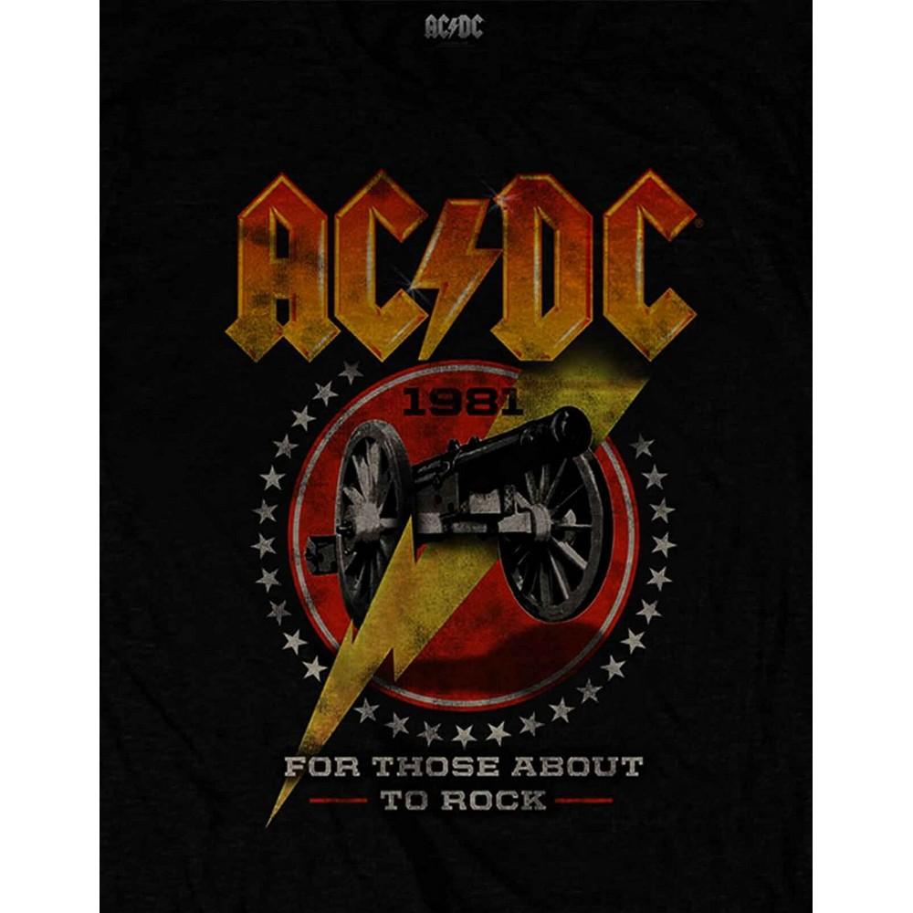 AC/DC Унисекс Взрослая Футболка For Those About To Rock ´81