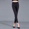 Women Stripes Pencil Pants Slim Ankle Leggings One Size