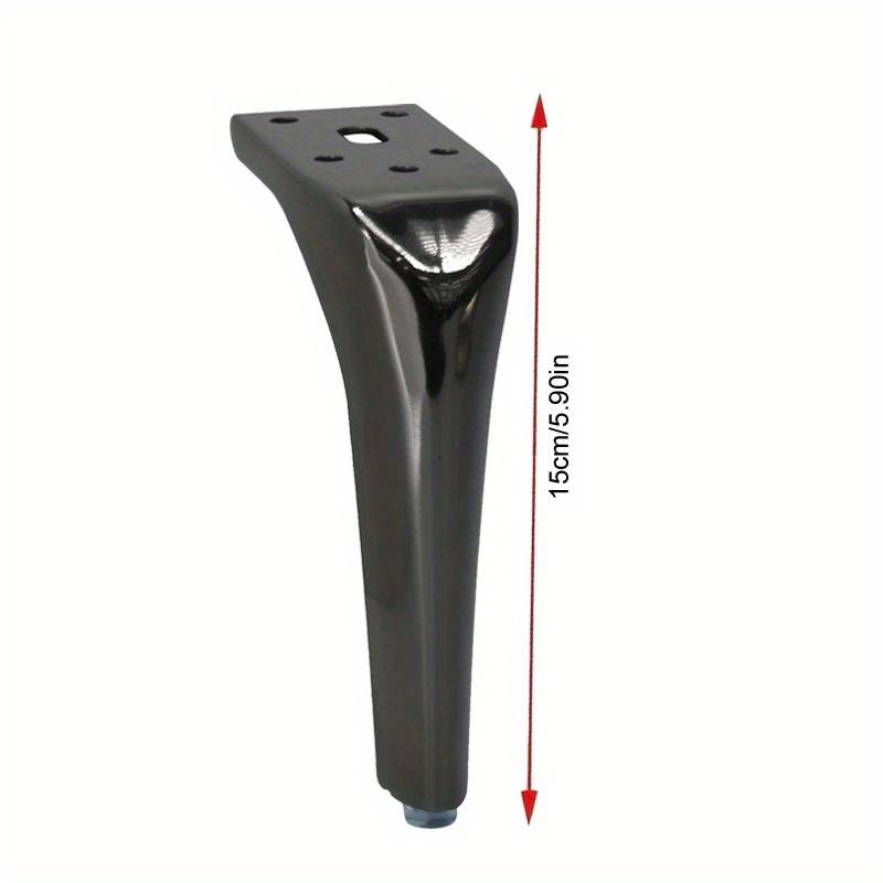 4pcs Metal DIY Sofa Feet TV Stand Bed Bathroom Cabinet Dressing Table Leg with Screws Iron Furniture Legs Replacement Legs