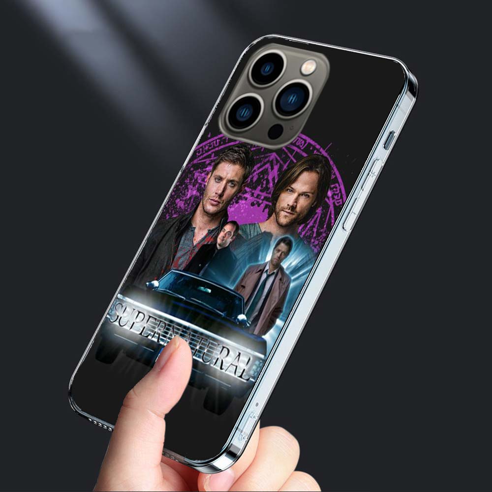Babaite Supernatural SPN Чехол для телефона Дин и Сэм для Apple iPhone 16E Capa 15+ 14 Plus 17 Air 16 Pro Max 12 Pro Милый 13 Mini