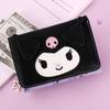 Sanrio Kuromi FACE половина кошелька студенческий тип на молнии товары с персонажами