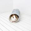 Hamster Tunnel Bed Warm Soft Hideout Small Pet Tunnel Tube Nest for Guinea Pig Lizard Spring Autumn Blue