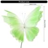 3D Handmade Gauze Artificial Butterfly Wall Decoration for Wedding Reception Backdrops Decoration Party Centerpieces