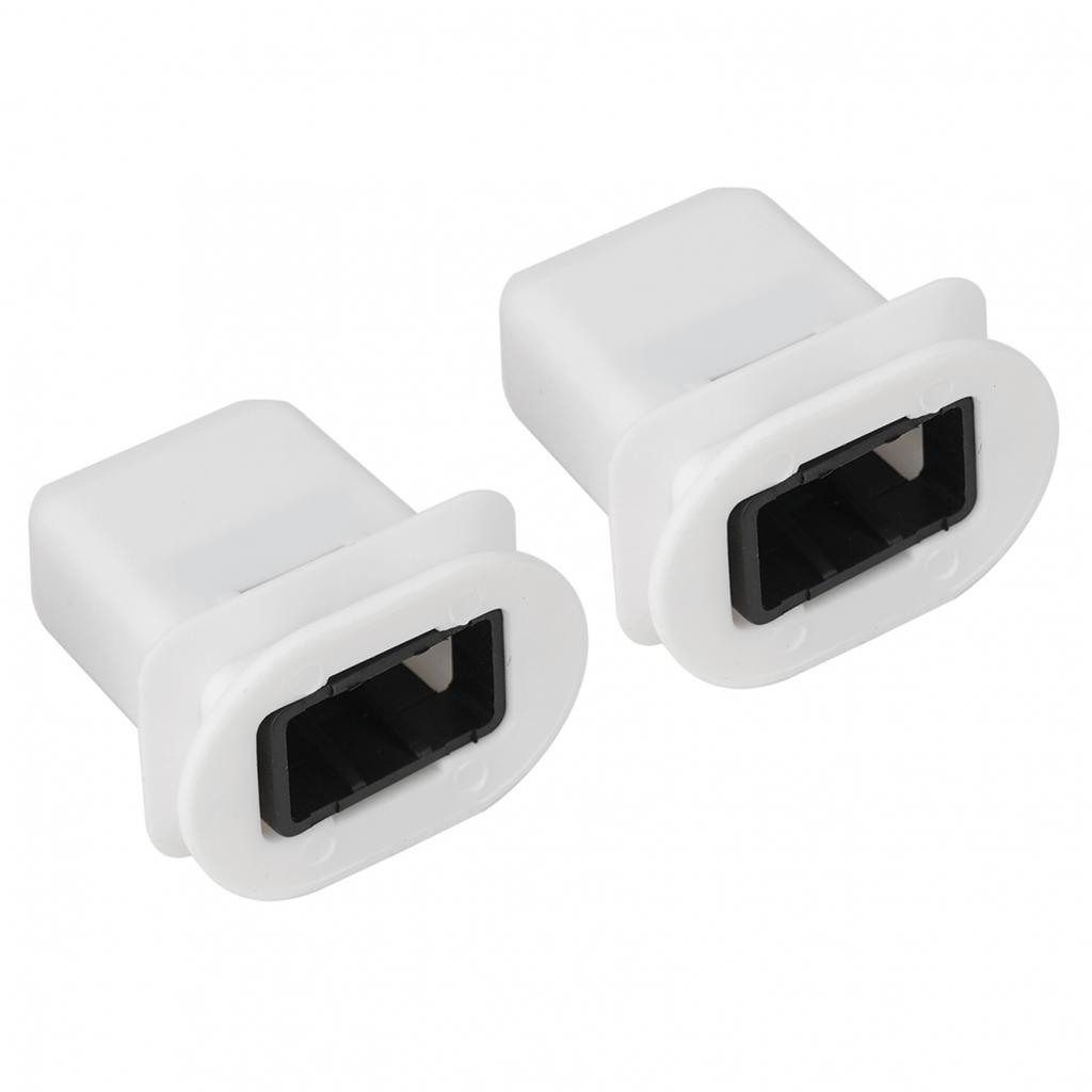 Bracket Cushion Pad Retaining Plastic Rear Seat 2pcs