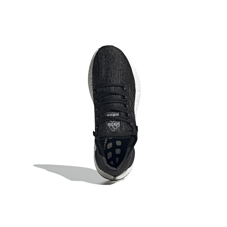 Adidas Кроссовки унисекс PureBoost Black White Core-Black Dgh-Solid-Grey Grey-Four HP2622