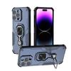 KEYSION Противоударный чехол для iPhone 15 Pro Max Мягкий силиконовый + PC вертикальный чехол-подставка для телефона на заднюю панель для iPhone 15 15 Plus