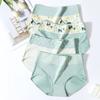 4Pcs Cotton Women Panties Good Luck Red Underwear Breathable Underpants Plus Size Panty High Waist Body Slimming Female Briefs