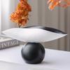 Simple Modern Creative Spherical Black and White Color Matching Tray Living Room Coffee Table Decoration Hotel Art Decoration Geometric Decoration