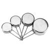 8pcs set Stainless Steel Measuring Cups&Spoons Kit Sugar Coffee Milk Kitchen Gadget Baking Tool