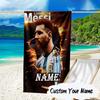 Custom Name Messi's Fiery Legacy Microfiber Beach Towel Super Soft & Absorbent for Bath, Beach, Travel  Bath Time Accessory, Fan gifts