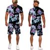 New Fashion Hawaiian Style 3D Print Tees/Shorts/Sets Casual Holiday Couple Outfits Summer Short Sleeve T-Shirt Beach Shorts Suit